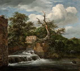 Landscape with a Mill-Run and Ruins